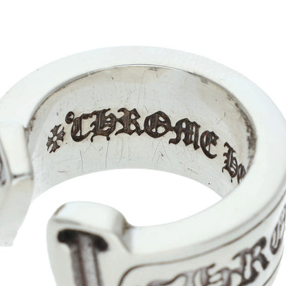 Chrome Hearts LG SCROLL LABEL Ring Silver Size JP 6 (Silver 11.37g)