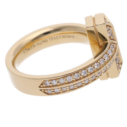 TIFFANY&Co. T One K18YG Diamond Ring Size ONE SIZE