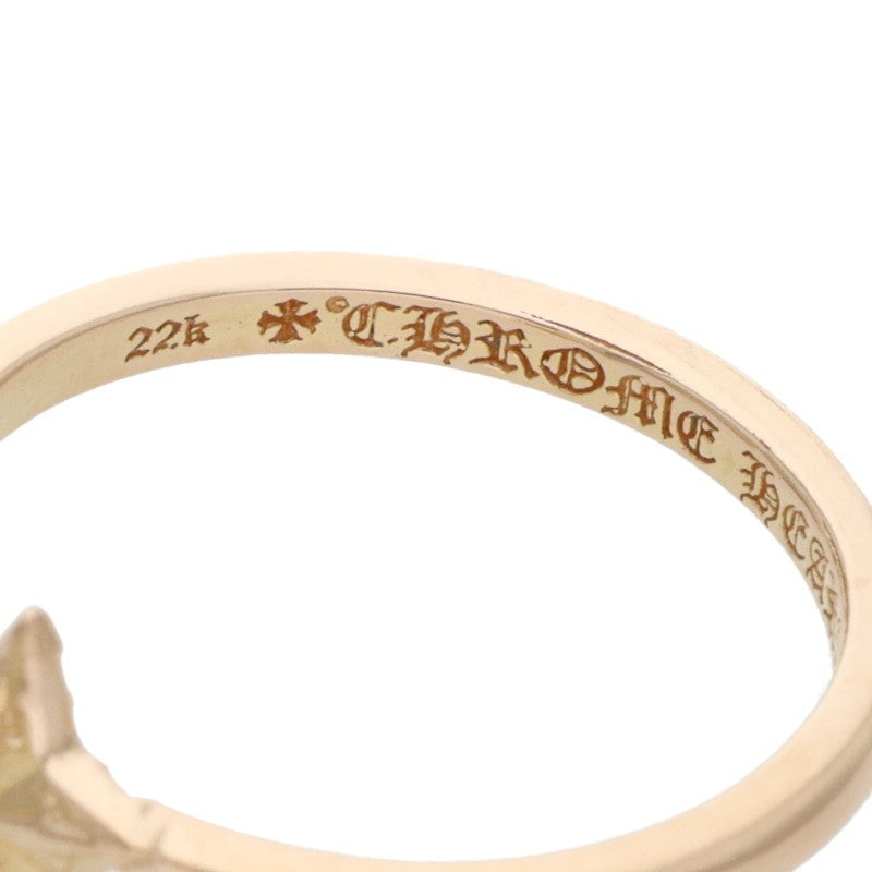 Chrome Hearts 22K BUBBLGM STAR Gold Ring Size US 6