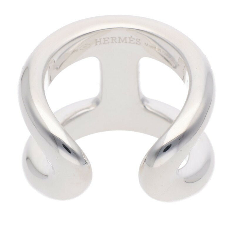 HERMES Osmose GM 925 Silver Ring Size ONE SIZE