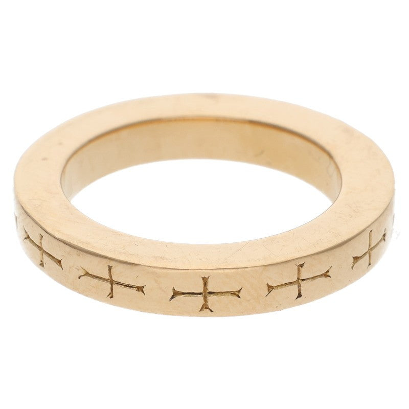 Chrome Hearts 22K 3mm Spacer FUCKYOU Gold Ring Size US 4.5