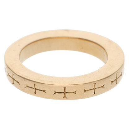 Chrome Hearts 22K 3mm Spacer FUCKYOU Gold Ring Size US 4.5