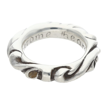 Chrome Hearts SCRL BAND Ring Silver (Silver 7.71g)