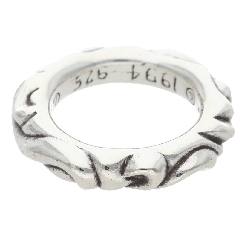 Chrome Hearts SCRL BAND Ring Silver (Silver 7.71g)