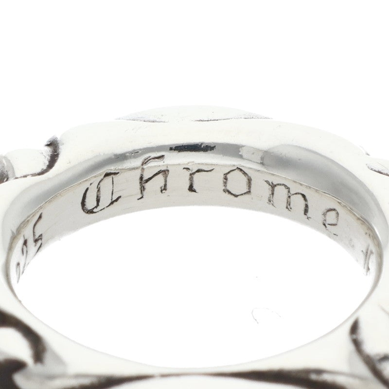 Chrome Hearts SCRL BAND Ring Silver (Silver 7.71g)