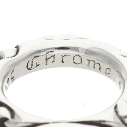 Chrome Hearts SCRL BAND Ring Silver (Silver 7.71g)