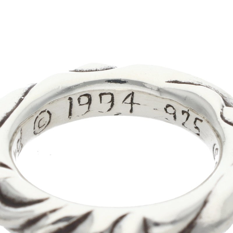 Chrome Hearts SCRL BAND Ring Silver (Silver 7.71g)