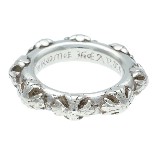 Chrome Hearts CROSS BAND Silver Ring 925 Size ONE SIZE