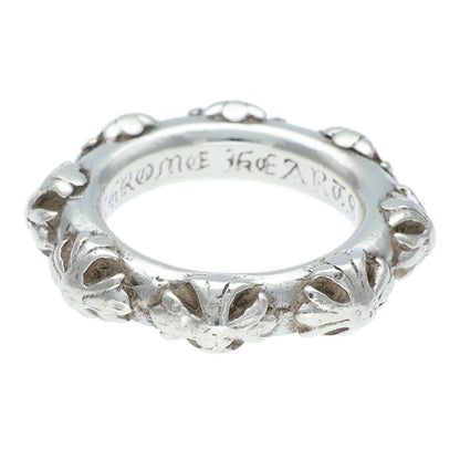 Chrome Hearts CROSS BAND Silver Ring 925 Size US 7