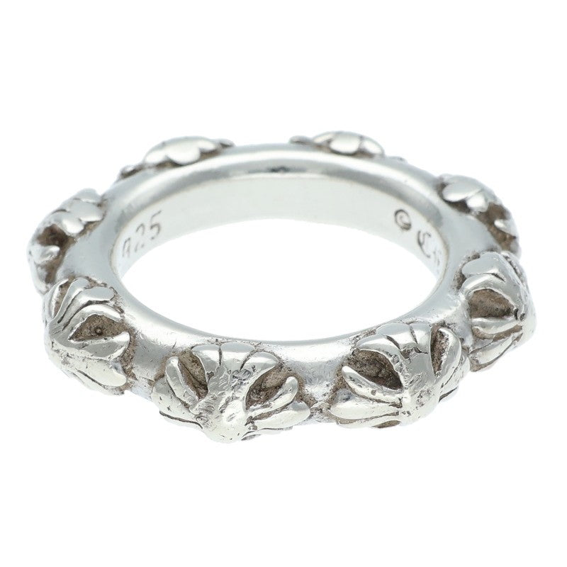 Chrome Hearts CROSS BAND Silver Ring 925 Size US 7
