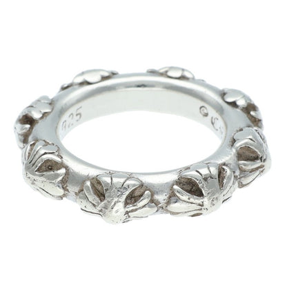 Chrome Hearts CROSS BAND Silver Ring 925 Size US 7