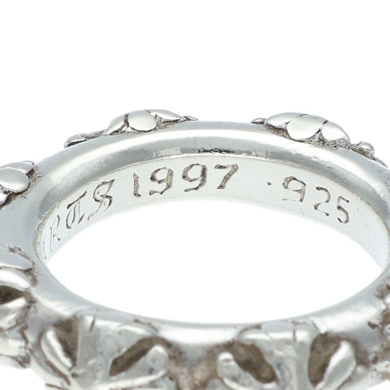 Chrome Hearts CROSS BAND Silver Ring 925 Size US 7