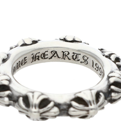 Chrome Hearts CROSS BAND Silver Ring 925 Size ONE SIZE