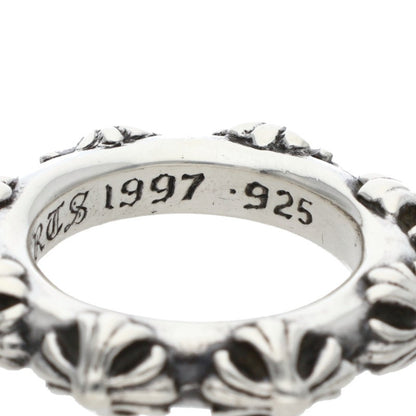Chrome Hearts CROSS BAND Silver Ring 925 Size ONE SIZE