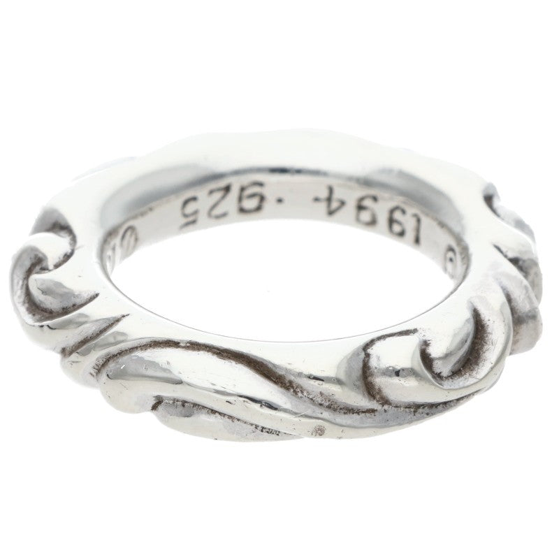 Chrome Hearts SCRL BAND Ring Silver (Silver 9.39g)