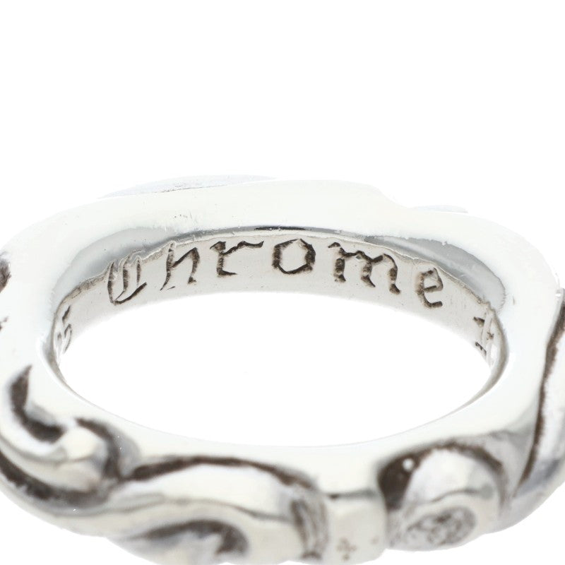 Chrome Hearts SCRL BAND Ring Silver (Silver 9.39g)