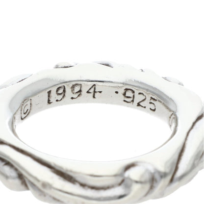 Chrome Hearts SCRL BAND Ring Silver (Silver 9.39g)