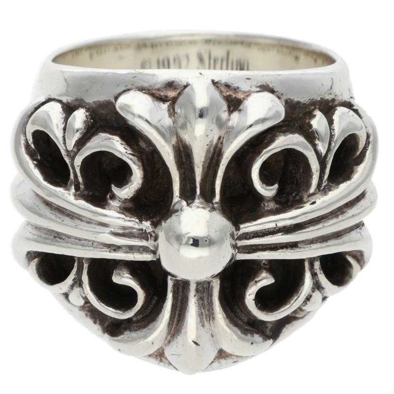 Chrome Hearts Keeper Silver Ring Size 12.5