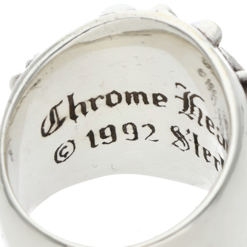 Chrome Hearts Keeper Silver Ring Size 12.5