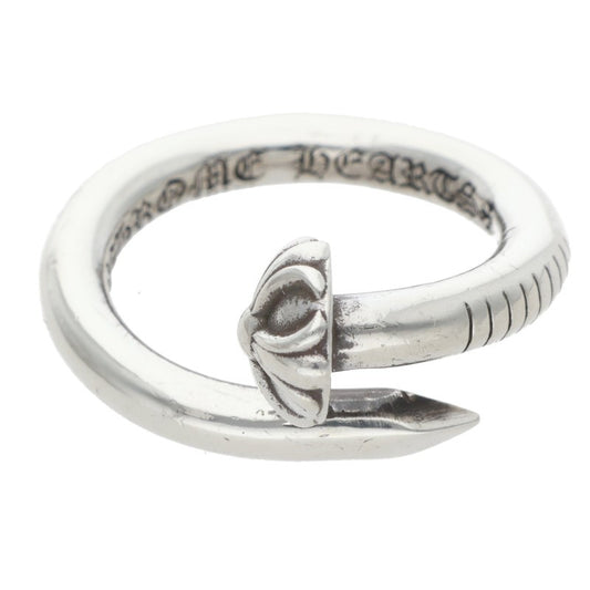 Chrome Hearts NAIL CRSBALL Silver Ring 925 Size ONE SIZE
