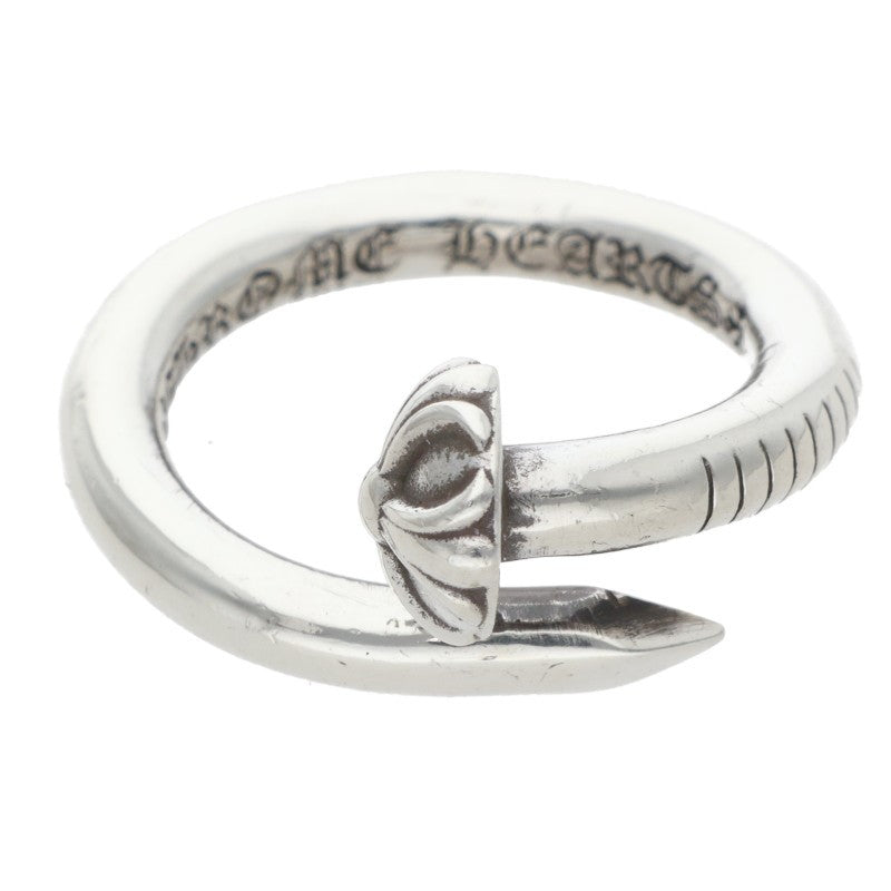Chrome Hearts NAIL CRSBALL Silver Ring 925 Size US 5.5