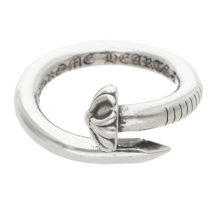 Chrome Hearts NAIL CRSBALL Silver Ring 925 Size US 5.5