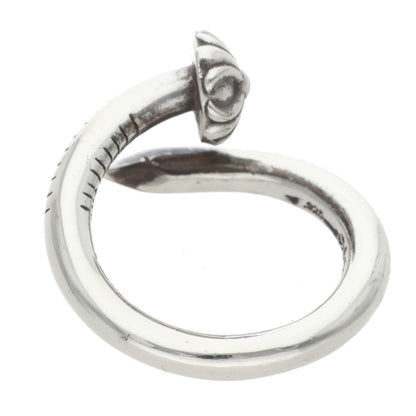 Chrome Hearts NAIL CRSBALL Silver Ring 925 Size US 5.5