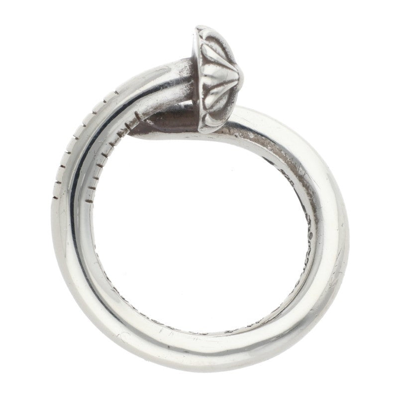 Chrome Hearts NAIL CRSBALL Silver Ring 925 Size US 5.5