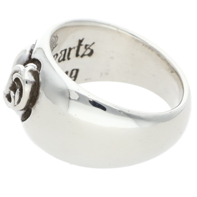 Chrome Hearts HEART IN BAND Silver Ring 925 Size ONE SIZE