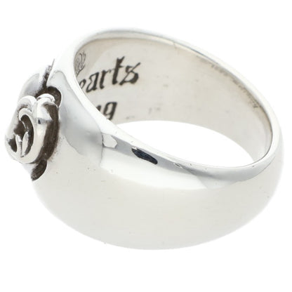 Chrome Hearts HEART IN BAND Silver Ring 925 Size ONE SIZE