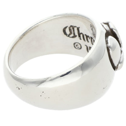 Chrome Hearts HEART IN BAND Silver Ring 925 Size ONE SIZE