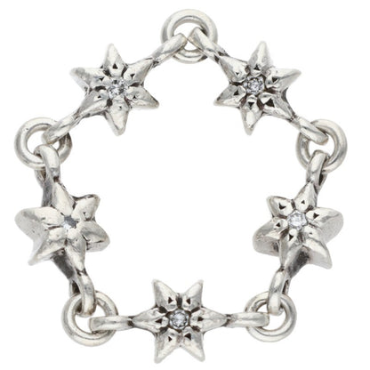 Chrome Hearts CHN TNY STAR DMND Ring Size US 5 (Silver 4.59g)