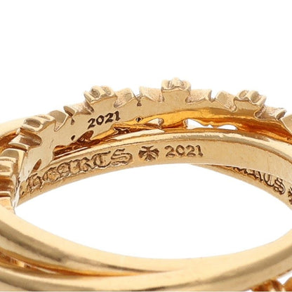 Chrome Hearts 22K Tiny E CH Plus Triple Gold Size ONE SIZE