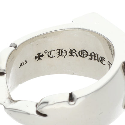 Chrome Hearts DBL FLERKNEE BAR Flare Ring Silver Size US 12 (Silver 28.93g)
