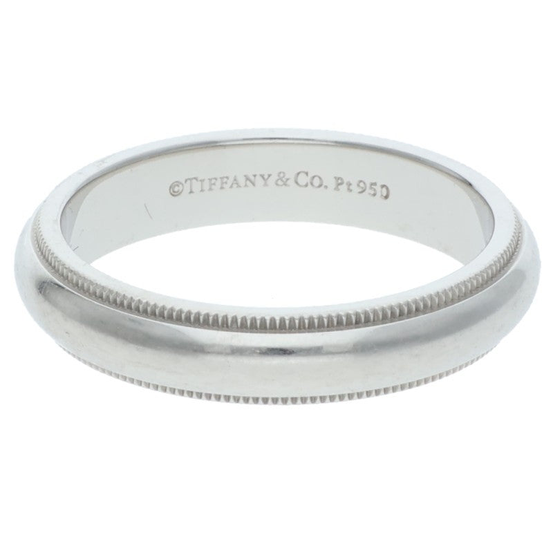 TIFFANY&Co. Milgrain Band PT950 Platinum Ring Size ONE SIZE