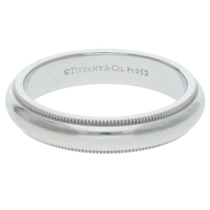 TIFFANY&Co. Milgrain Band PT950 Platinum Ring Size ONE SIZE