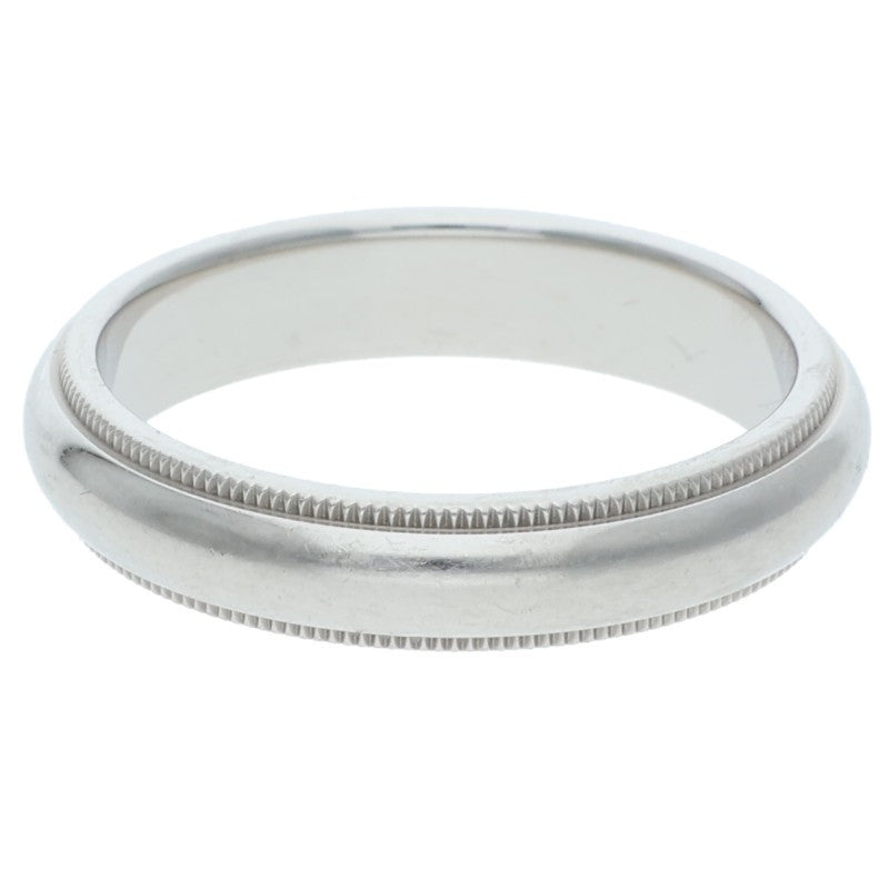 TIFFANY&Co. Milgrain Band PT950 Platinum Ring Size ONE SIZE