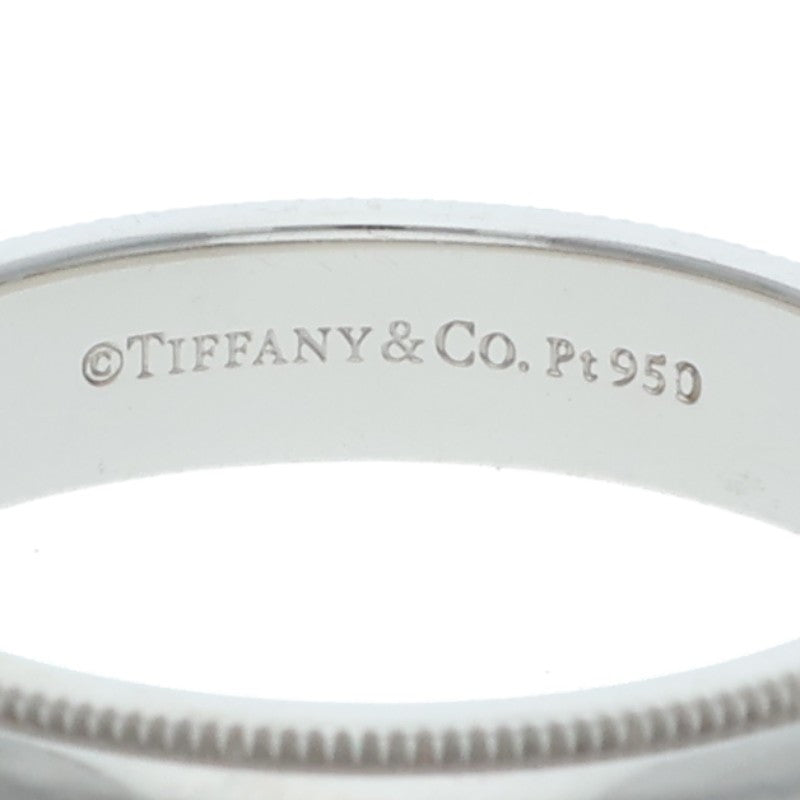 TIFFANY&Co. Milgrain Band PT950 Platinum Ring Size ONE SIZE