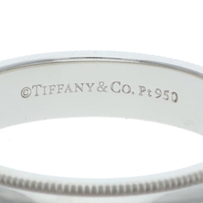 TIFFANY&Co. Milgrain Band PT950 Platinum Ring Size ONE SIZE