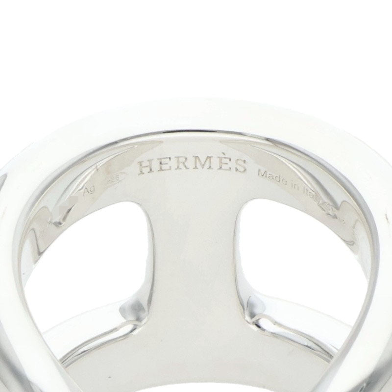 HERMES Osmose GM 925 Silver Ring Size ONE SIZE