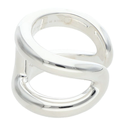 HERMES Osmose GM 925 Silver Ring Size ONE SIZE