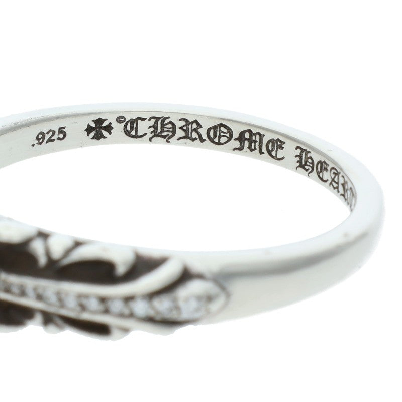 Chrome Hearts BABY CLSC P D Classic PAVE Ring (Silver 6.21g)
