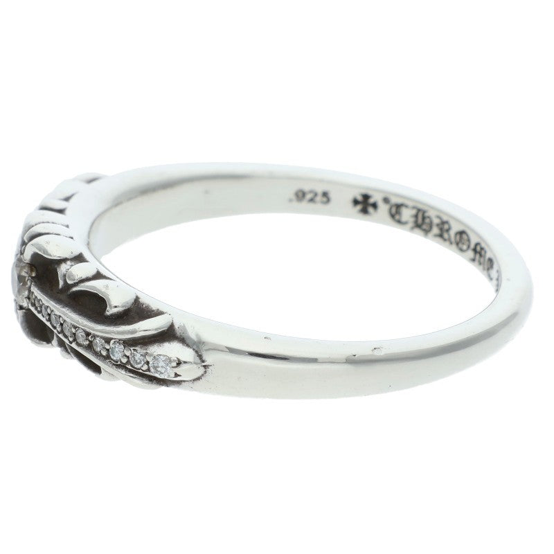 Chrome Hearts BABY CLSC P D Classic PAVE Ring (Silver 6.21g)