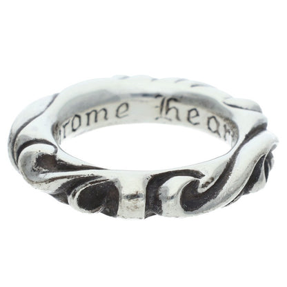 Chrome Hearts SCRL BAND Ring Silver (Silver 8.11g)