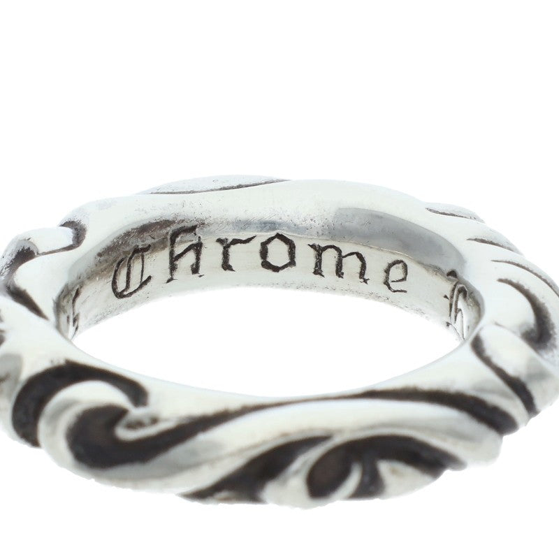 Chrome Hearts SCRL BAND Ring Silver (Silver 8.11g)