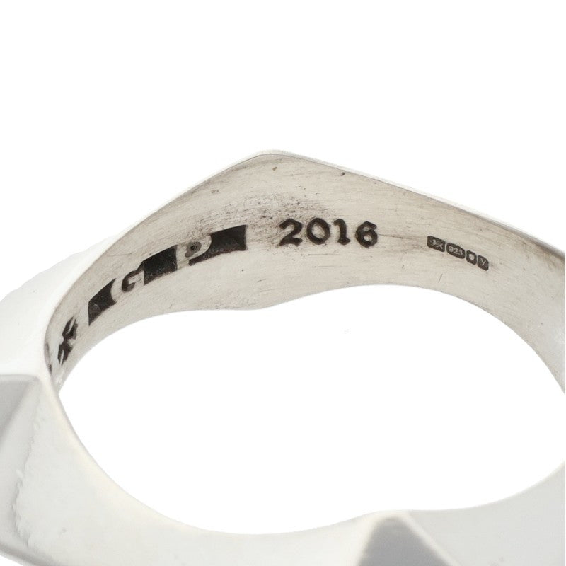 Chrome Hearts GP VOID Silver Ring Size US 8
