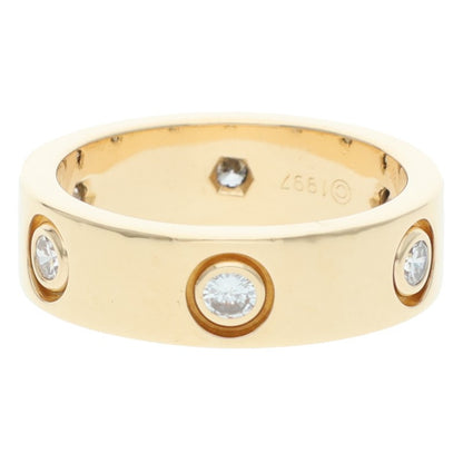 Cartier LOVE RING K18YG 6P Diamond Ring Size ONE SIZE