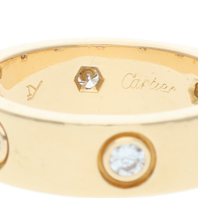 Cartier LOVE RING K18YG 6P Diamond Ring Size ONE SIZE