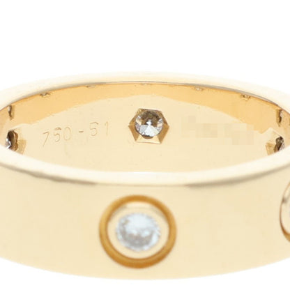 Cartier LOVE RING K18YG 6P Diamond Ring Size ONE SIZE