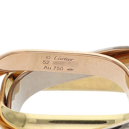 Cartier Trinity Cushion Classic K18 Gold Ring Size ONE SIZE